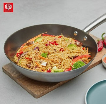 -Josef Schulte-Ufer- "Iron-Star" Wokpfanne-Eisen 28cm, 3,30l