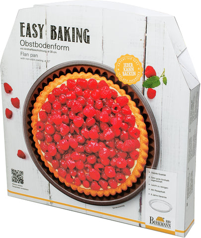 -RBV Birkmann- "Easy Baking" Obstbodenform 30cm -Marken-Antihaftbeschichtung-