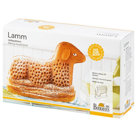 -RBV Birkmann- Ostern 3D Vollbackform Lamm, Hochwertige Antihaftbeschichtung