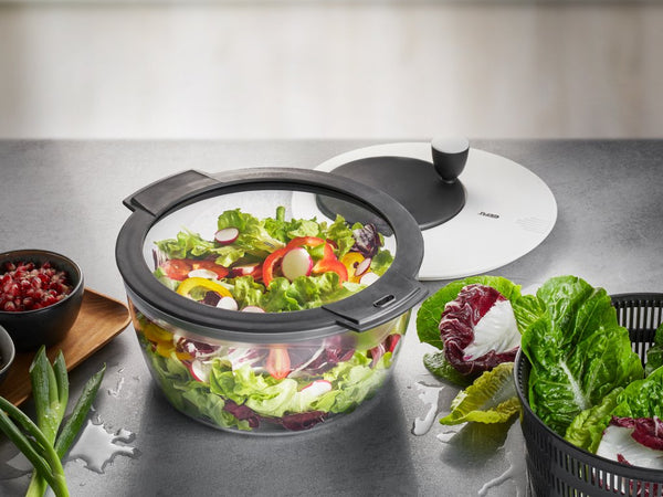 -GEFU- Big Sale "ROTARE" Salatschleuder mit Frischhaltedeckel, Kunststoff