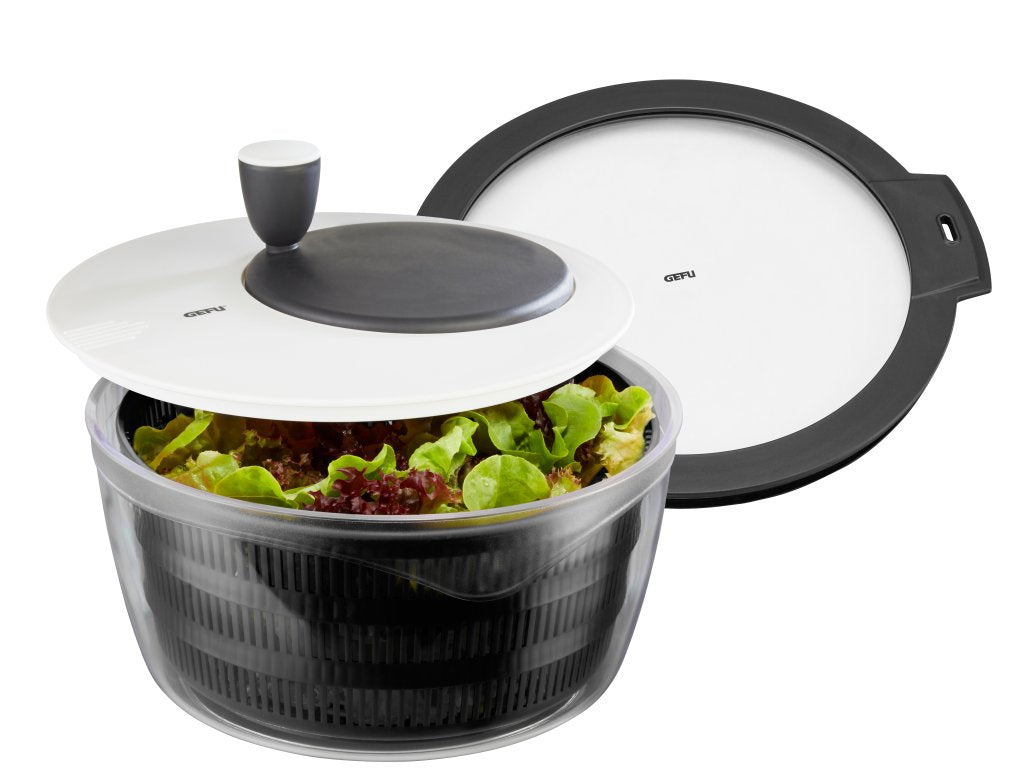 -GEFU- Big Sale "ROTARE" Salatschleuder mit Frischhaltedeckel, Kunststoff