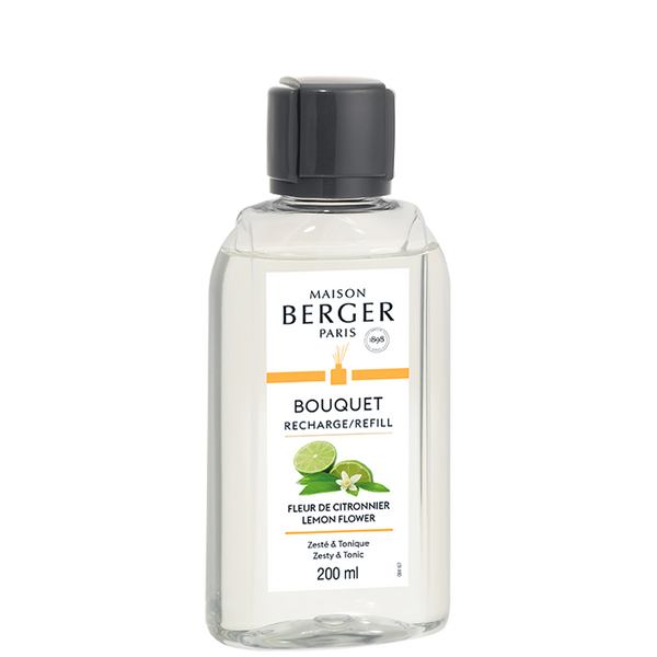 -Maison Berger Paris- Bouquet, "Zitronenblüte/Zesté et Tonique", Raumduft Diffuser, 125ml