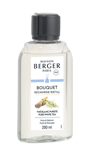 -Maison Berger Paris- Bouquet Refill, "Aromatischer Weißer Tee", Raumduft Diffuser, 200ml