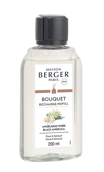 -Maison Berger Paris- Bouquet, "Angélique Noire/Black Angelica", Raumduft Diffuser, 125ml