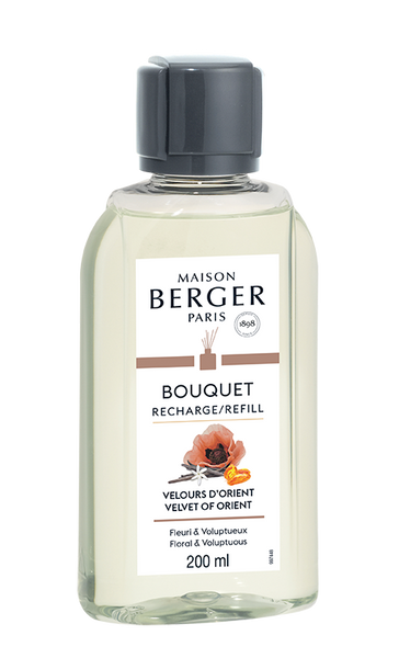 -Maison Berger Paris- Bouquet, "Velours d'Orient/Samt aus dem Orient", Raumduft Diffuser, 125ml