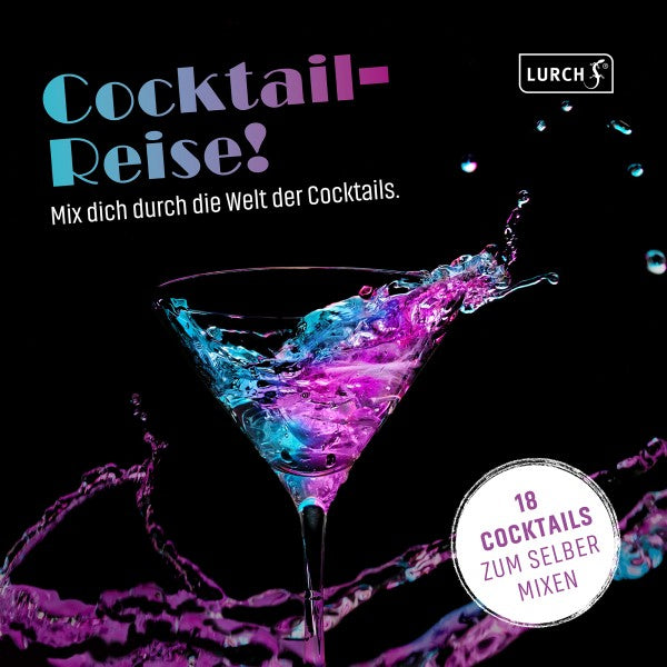 -Lurch- Cocktail-Set 3teilig Cocktail-Shaker, Jigger & Cocktailbuch
