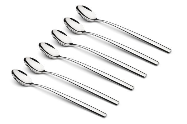 -Karl Weis- "PURO" Latte Macchiatolöffel Edelstahl Set-6 Stück