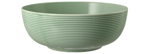 -Seltmann Weiden-, "Beat Color Glaze" Foodbowl 20cm mit Rillenrelief