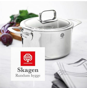 -Josef Schulte-Ufer- "SKAGEN" Fleischtopf 24cm, 5,50l, 3-Schicht-Material