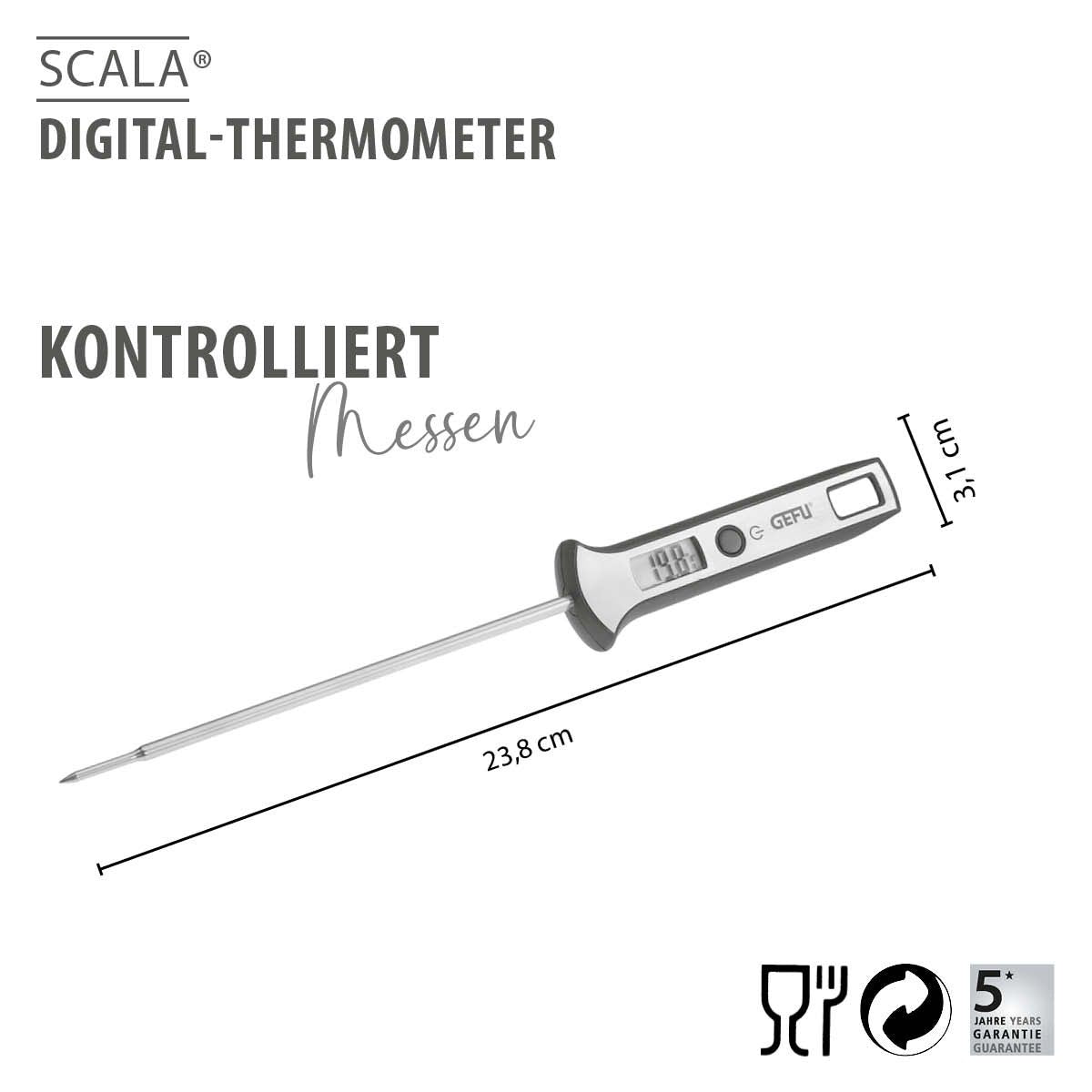 -GEFU- "SCALA" Digital-Thermometer