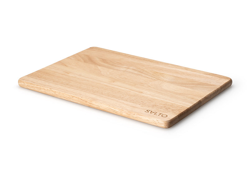 - Continenta- "SALTO" Schneidebrett, 35x25x1,5cm, Gummibaumholz