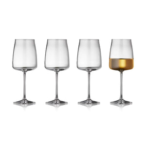 -Lyngby Glas- "Zero" Weißweinglas,4er-Set je 43cl