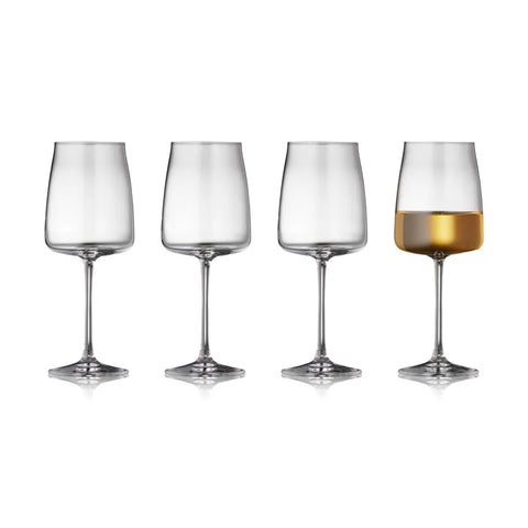 -Lyngby Glas- "Zero" Weißweinglas,4er-Set je 43cl