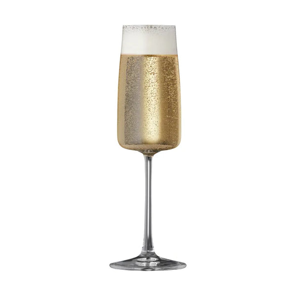 -Lyngby Glas- "Zero" Chanpagnerglas, 4er-Set je 30cl