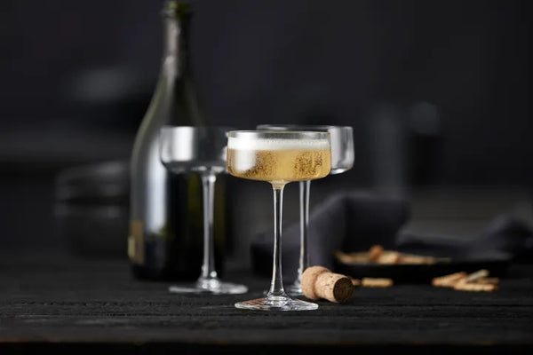 -Lyngby Glas- "Zero" Champangnerschale, 4er-Set je 26cl