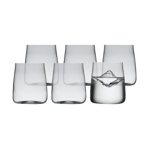 -Lyngby Glas- "Zero" Wasserglas, 6er-Set je 42cl