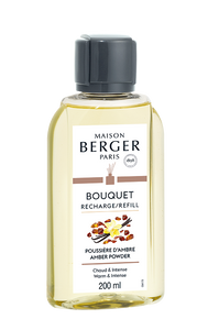 -Maison Berger Paris- Bouquet Refill "Pudriger Amber/Poussière d'Ambre", Raumduft Diffuser, 200ml