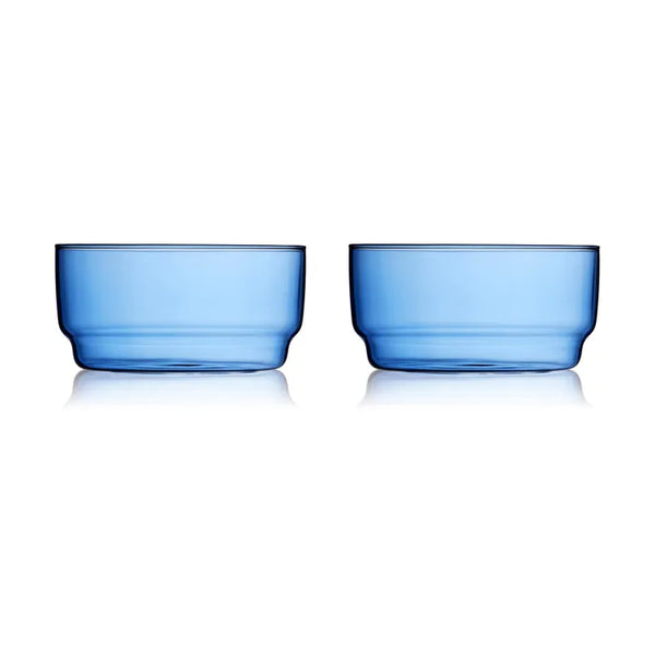 -Lyngby Glas- "Torino" Glasschalen Rosa, Blau, Grün 2er-Set je 50cl