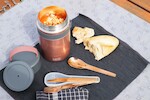 -Lurch- Iso-Pot 2.0, doppelwandigem Edelstahl, Farbe Roségold, für heiße und kalte Speisen