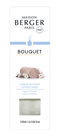 -Maison Berger Paris- Bouquet, "Zarte Baumwollblüte/Caresse de Coton", Raumduft Diffuser 125ml