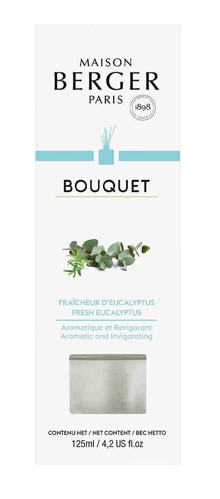 -Maison Berger Paris- Bouquet, "Frischer Eukalyptus", Raumduft Diffuser, 125ml