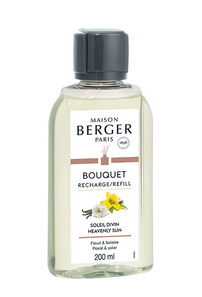 -Maison Berger Paris- Bouquet, "Himmlische Sonne/Soleil Divin", Raumduft Diffuser, 125ml