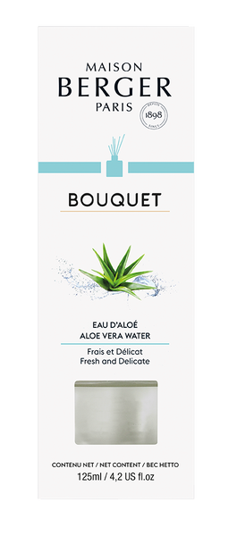 -Maison Berger Paris- Bouquet, "Eau d'Aloé/Frische der Aloe Vera", Raumduft Diffuser, 125ml