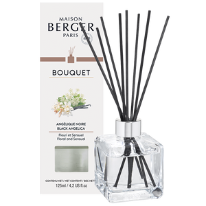 -Maison Berger Paris- Bouquet, "Angélique Noire/Black Angelica", Raumduft Diffuser, 125ml