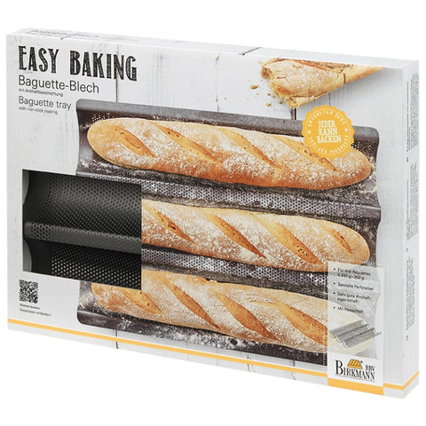 -RBV Birkmann- "Easy Baking" Baguette-Blech -Marken-Antihaftbeschichtung-