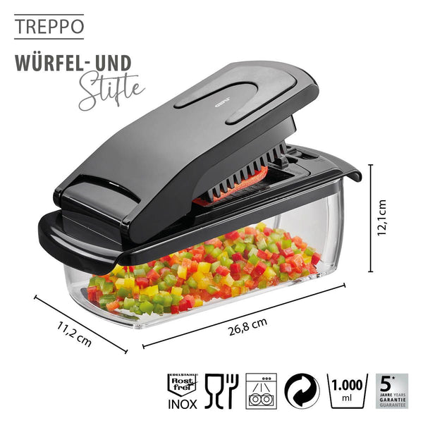 -GEFU- "TREPPO" Würfel- und Stifteschneider Kunststoff