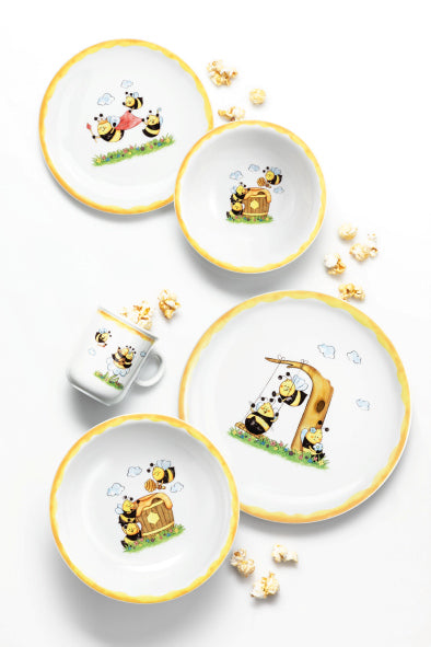 -Seltmann Weiden- Compact Porzellan Kinder-Set 3-teilig Fleißige Bienen