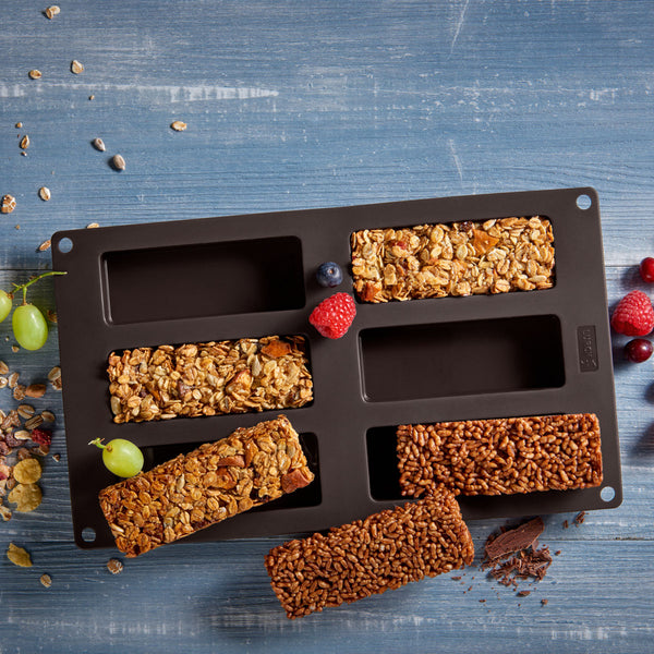 -LURCH- FlexiForm Müsliriegel mit Rezeptkarte 30x17,5cm 6fach