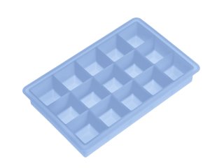 -Lurch- Eisformer Würfel für Eiswürfel Silikon eisblau, in drei Größen