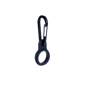 -Lurch- Isolier-Flaschen Bottle Clip, für 0,5L und 0,75L Flaschen, schwarz Silikonflaschenring mit Karabinerhaken
