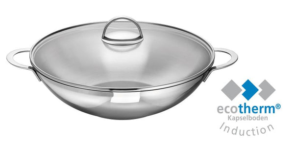 -Josef Schulte-Ufer- "Wave" Wok mit Ablagegitter, 32 cm, ca. 5,00l