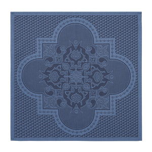 -Le Jacquard Francais- "Palais Vénitien Adriatique/Blau" Serviette 58x58cm Baumwolle
