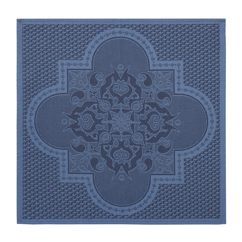 -Le Jacquard Francais- "Palais Vénitien Adriatique/Blau" Serviette 58x58cm Baumwolle