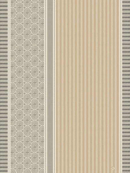 -Le Jacquard Francais- Geschirrtuch 80x60cm "Dune Rayures" 100% Baumwolle