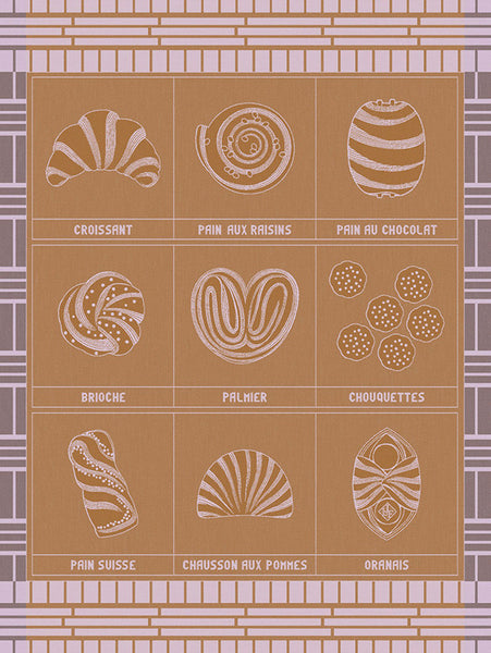 NEU -Le Jacquard Francais- "Haute Viennoiserie" Geschirrtuch 80x60cm in drei Farben