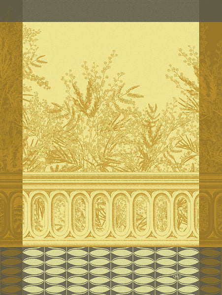 NEU -Le Jacquard Francais- "Riviera mimosa" Geschirrtuch 80x60cm in zwei Farben