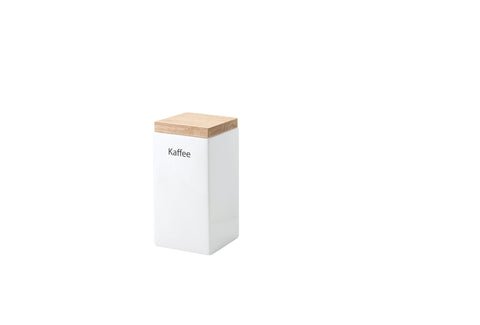 -Continenta- Vorratsdose mit Holzdeckel und Silikonring "Kaffee", 1200ml 10x10x20,5cm