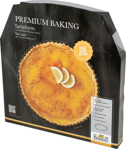 -RBV Birkmann- "Premium Baking" Tarteform mit Hebeboden, Marken-Antihaftbeschichtung